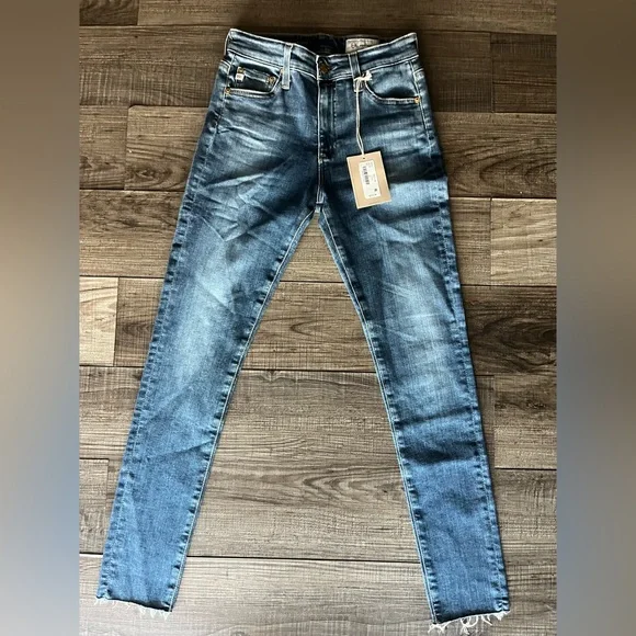 AG-ED Farrah Skinny Jeans with high-Rise stretch denim - Picture 4 of 8